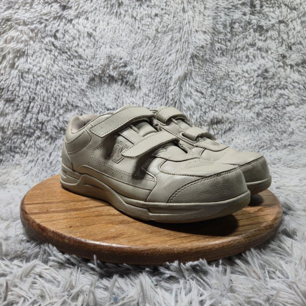 New Balance 576VB Walking Shoe Men Size 9.5 Putty Leather Athletic Casual Chunky
